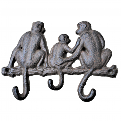 56564 -CAST IRON MONKEY HOOK